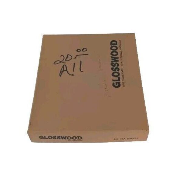 6 Vintage Mid Century Glosswood Stainless & Wood Tea Fruit Knives Cutlery 6.5" - Picture 7 of 9